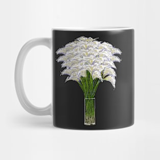 WHITE CALLA LILLIES PAINTING Mug